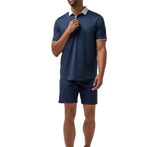 Nuevas Camisas de Algodón Azul Marino para Hombre, Antiarrugas, Manga Corta, Transpirables, Tallas Grandes, Precio al por Mayor, Súper Calidad - Product Image 3