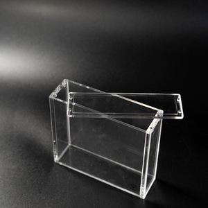 Étui de rangement pour cartes en acrylique transparent pour boîte de boosters Pokémon japonaise 92x91.8x19mm, présentoir vertical pré-assemblé - Product Image 3