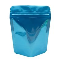 Emballage scellé imprimé personnalisé Pochette debout en mylar en plastique avec fermeture éclair latérale