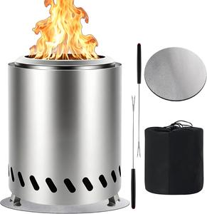 Estufa de Leña Portátil de Acero Inoxidable para Exteriores, Segura para Uso en el Patio Trasero, Venta al Por Mayor - Product Image 1