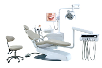 Fauteuil dentaire complet sur mesure, adapté aux cliniques et hôpitaux dentaires.