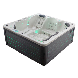 Technologie unique sans chlore, jets personnalisés, massage, spa extérieur moderne en acrylique écologique pour 6 personnes sur le jardin - Product Image 3