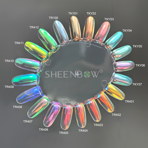 Nuova Polvere Multicromatica di Alta Qualità per Nail Art, Polvere Camaleonte Cromata per <span class=keywords><strong>Unghie</strong></span> - Product Image 3