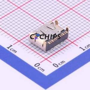 TYPE-C-31-M-23 USB Connector SMD Connector ( Connector Type: Type-C )( Gender: Female )( Mounting Type: Horizontal Mount ) - Product Image 2