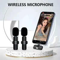 Microphone sans fil professionnel Jumon à col de cygne, type C, réduction de bruit, portée 20m-30m, pour enregistrement vidéo iPhone et interviews