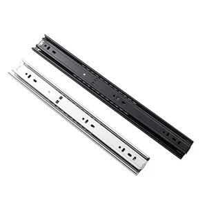 Meilong Hardware Gepatenteerde Product 3 Voudige Volledige Uitbreiding Kogellager Lade Schuif Rail/Telescopische Kanaal Voor Tafel 45Mm