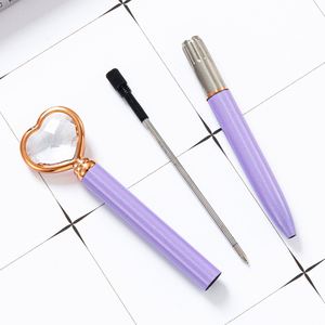 Personalized Crystal Diamond Heart <b>Pen</b> - Retractable Ballpoint for Office, Wedding & Promotional Gift - Product Image 4