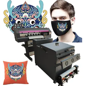 Fabriek Dubbele Kop A1 Dtf Printer 60Cm 2 Hoofden, A2 A3 Dtg Printer T-Shirt Drukmachine Digitale T-Shirt Drukmachine