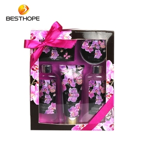 Nettoyant pour le corps et le bain pour femmes coffret cadeau <span class=keywords><strong>spa</strong></span> vente en gros conception de sac à poignée en PVC pour les promotions et les cadeaux - Product Image 6