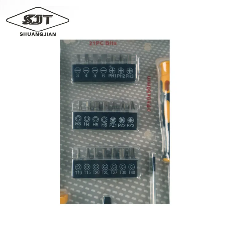 China fabrica conjunto de ferramentas domésticas durável conjunto de brocas de chave de fenda profissional DIY de venda quente