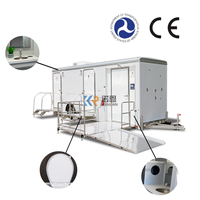 Toilettes mobiles VIP d'extérieur à bas prix, cabine publique portable pour utilisation en parc, fabriquée en plastique