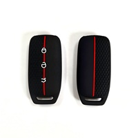 Housse en silicone pour clé de voiture Geely Galaxy L7 L6 E8 E5, clé intelligente à 3 boutons, texture nid d'abeille, anti-chute, étui de protection pour clé