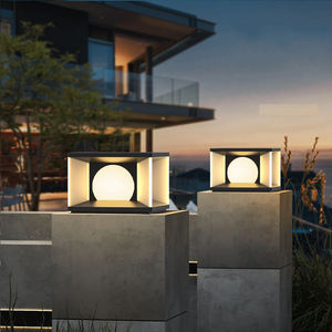 Lampada <span class=keywords><strong>Solare</strong></span> da Esterno per Pilastri, Impermeabile, per Recinzioni, Ingressi, Giardini, Stile Europeo - Product Image 2
