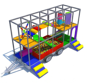 Remorque <span class=keywords><strong>de</strong></span> jeu mobile commerciale remorquable pour enfants - Aire <span class=keywords><strong>de</strong></span> jeux souple sur roues - Équipement d'amusement portable <span class=keywords><strong>à</strong></span> retour sur investissement élevé pour location événementielle - Product Image 3