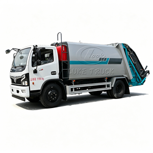 Camión de compresión de residuos hidráulico de carga trasera 4x2, camión recolector de basura, Euro 3, Euro 5, personalizable para uso municipal - Product Image 3