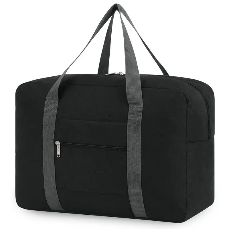 Grand sac de sport pliant en nylon imperméable pour femmes de créateur de luxe personnalisé et bon marché Sac de voyage polochon de voyage pliable en vente