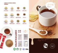 Sweet Instant Lemon Ginger Tea in Box for Adults