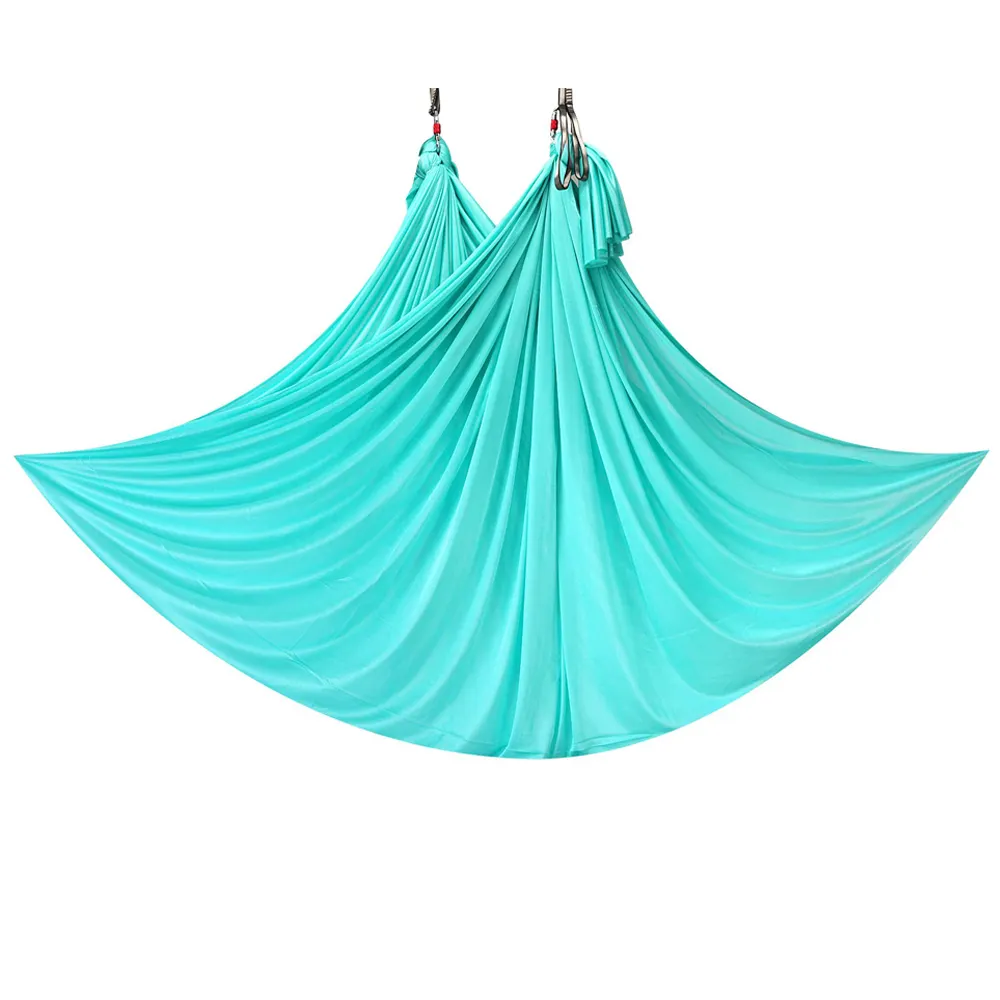 Custom Rainbow Color Aerial Yoga Hammock Set High Strength Anti-Gravity Yoga Hammocks Yoga Swing