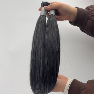 Estensioni per capelli umani vergini russi Starose all'ingrosso con cheratina italiana a punta a Y, doppia trama, Remy, cuticole allineate, per salone - Product Image 2
