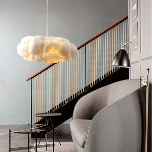 JYLIGHTING Cloud Lighting Lampes suspendues barre lumineuse LED en polymère Matériel E27 Ampoule Moderne <span class=keywords><strong>Blanc</strong></span> <span class=keywords><strong>Nuage</strong></span> Lustre - Product Image 5