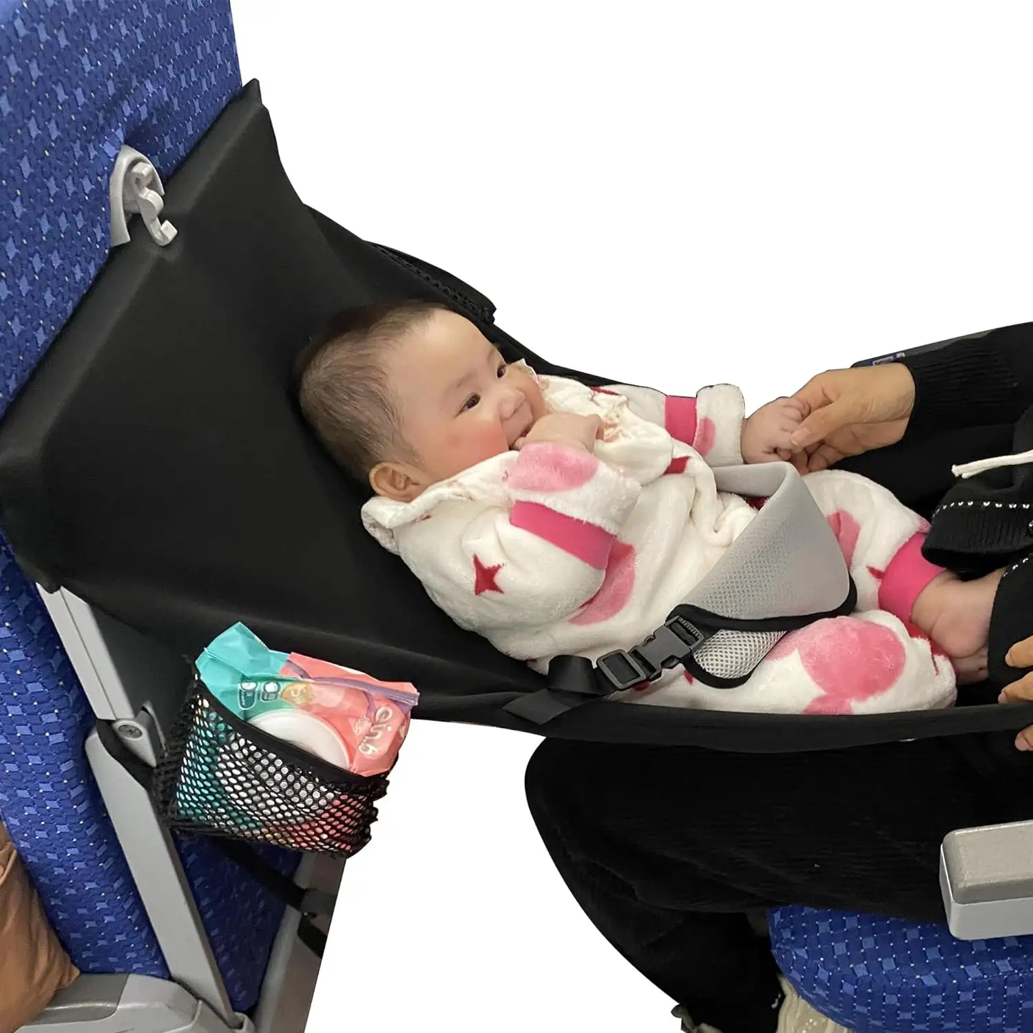 Extensor de assento para avião infantil, apoio para os pés, cama de viagem, assento portátil infantil para viagem, essencial para crianças voadoras