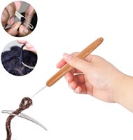 Aiguille à tresser pour extensions de cheveux, crochet pour dreadlocks, 8 pièces, outil d'aiguille à crochet pour dreadlocks