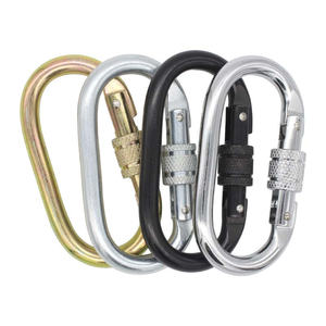 Carabiner Keselamatan Industri untuk Perlindungan Jatuh 25kN Konektor Baja untuk Harness Pengaman Bersertifikasi CE EN362-2004 JENSAN OEM - Product Image 2