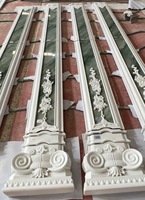 Columnas Romanas de Mármol Natural Talladas en Piedra - Diseño Moderno para Cocina, Sala de Estar, Relieves de Pared Exterior y Barandillas