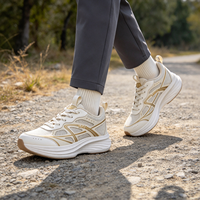 Fabricant de chaussures de sport pour hommes OEM ODM, baskets à semelle épaisse, respirantes, en mesh, à lacets, chaussures de sport décontractées