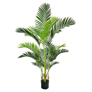 Palmier <span class=keywords><strong>Areca</strong></span> Artificiel à Feuilles Denses, Haute Simulation, Style Tropical, Plante d'Intérieur pour Aménagement Paysager - Product Image 4
