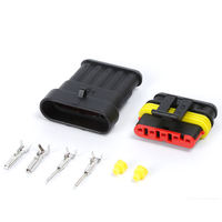 Connecteur étanche TE AMP Superseal 1.5, boîtier de connecteur et prise, 2, 3, 5, 6 broches, automobile, IP67, fil à fil