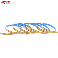 Bande LED Flexible COB Monochrome 2700K 3000K 4000K 6500K 480 LED/M 24V 8mm Découpable N'importe Où 10W/M Lumière Linéaire LED Souple