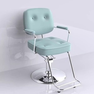 Sedia da Barbiere Idraulica Reclinabile dal Design Vintage Semplice, Arredamento per Salone di Bellezza e Parrucchiere - Product Image 4