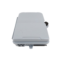 Boîtier de distribution optique extérieur étanche IP65 24 fibres FTTH FDB NAP avec plateau de raccordement et répartiteur PLC en plastique ABS