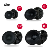 Accessoires pour enceintes professionnelles ODM OEM, enceintes de grande taille, système de son puissant, caisson de basses DJ, haut-parleur de 18 pouces haute puissance