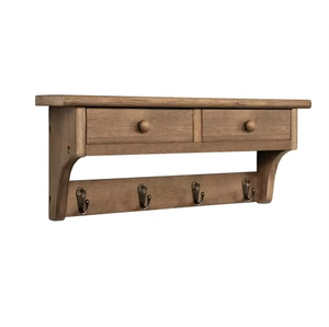 Gỗ Áo giá bán sỉ Wall Mount Kệ Móc áo cho lối vào phòng ngủ bùn phòng ngủ nhà bếp phòng tắm cho áo túi hat phụ kiện - Product Image 2