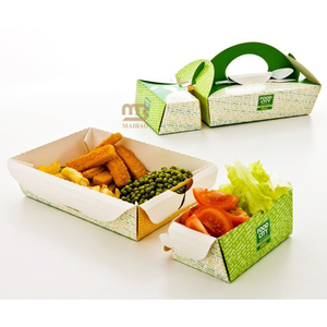 Boîte à lunch en papier kraft jetable Boîte à emporter pour restaurant léger Sandwich personnalisé Salade de fruits Bentos Boîte d'emballage alimentaire - Product Image 5
