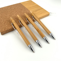 Bolígrafo Creativo de Bambú con Diseño de Animal, Punta de 1.0 mm, Personalizable con Logotipo Grabado con Láser, Ideal para Regalo y Promoción