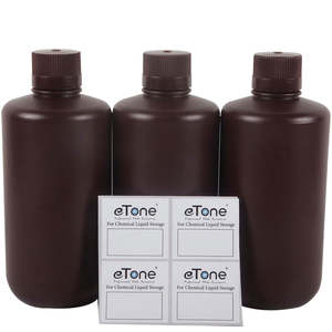 Résine UV photosensible pour impression 3D ETone modèle 78, 3 pièces, 1L/0.264Gal/1000CC, stockage de produits chimiques pour film de <span class=keywords><strong>chambre</strong></span> <span class=keywords><strong>noire</strong></span> photographique - Product Image 5
