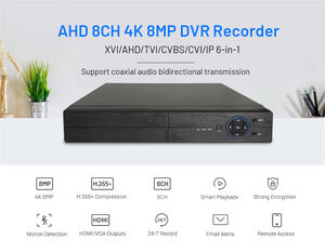 Enregistreur vidéo numérique 8CH 4K 8MP AHD <span class=keywords><strong>DVR</strong></span> HVR 6 en 1 CVI TVI 1080P avec audio numérique pour caméra de sécurité analogique CCTV - Product Image 2