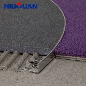 NIUYUAN Manufacturer Custom Bendable Flooring Transition Aluminium <strong>Flexible</strong> Tile <strong>Edge</strong> <strong>Trim</strong> for Carpet - Product Image 3