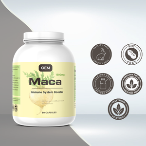 Cápsulas de Maca de Marca Privada OEM, Ingredientes Naturales, Fórmula Personalizada de Marca Privada, Suplementos de Maca para Hombre - Product Image 2