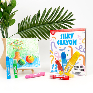 Divertente 5g stecche di vernice Kit penne colorate 12 colori per i bambini e gli adolescenti per la pittura e la creatività - Product Image 2