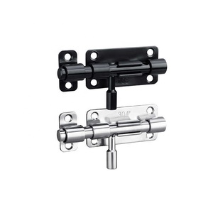 Perno de acero inoxidable 304 sin perforación, puerta de madera antirrobo, cerradura de baño, hebilla de cerradura de puerta corredera antigua JHL9932 - Product Image 4