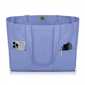 Bolsa de Lona Multifuncional con 2 Bolsillos Delanteros, Funda para Portátil, Resistente, para Uso Diario, con Logotipo Personalizado para Promociones - Product Image 1