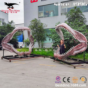 Реалистичный морской животный ископаемый скелет Акулий Рот аниматронная модель продукта - Product Image 2