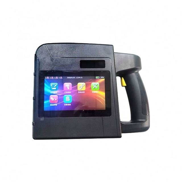 M100 Plastic Bag Barcode Inkjet Printer Date Encoder Batch Number Inkjet Carton Outer Packing Box Handheld Inkjet Printer