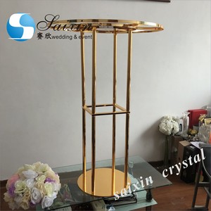 ZT-355 Décoration de mariage de luxe, centre de table de haute qualité, support à fleurs <span class=keywords><strong>en</strong></span> métal haut - Product Image 3