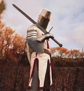 Armure Complète Médiévale en Acier pour Chevalier, Faite à la Main, Moulée en 3D, Armure Traditionnelle de Croisé, pour Foire Renaissance et Histoire - Product Image 4