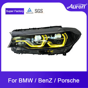 Repuestos de Auto, Faro LED para Serie 5 M5 G30 G38 2018-2020, Nuevo, 12V 6000K, Luz Diurna Amarilla y Blanca, Luz Alta/Baja, 36W 6000 lm - Product Image 2